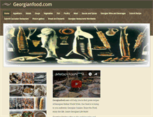 Tablet Screenshot of georgianfood.com